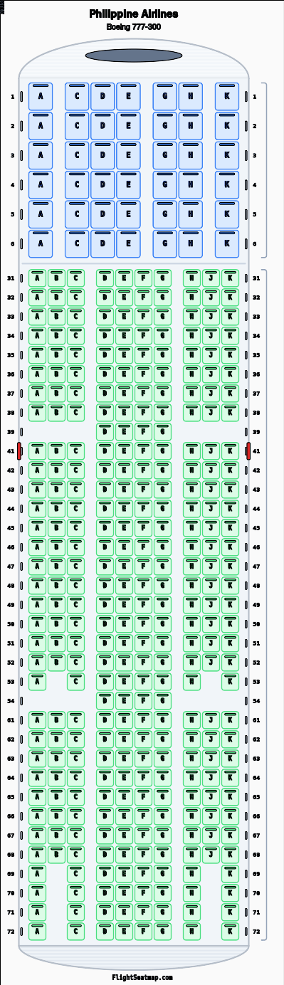 Philippine Airlines Boeing 777 300 Seat Map Seating Flight Seatmap Philippine Airlines Boeing 777 300 Seat Map Seating Flight Seatmap