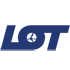 LOT Polish Airlines route map logo