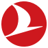 Turkish Airlines route map logo